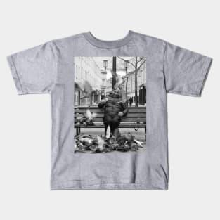 Pigeons in Locked down Bath Kids T-Shirt